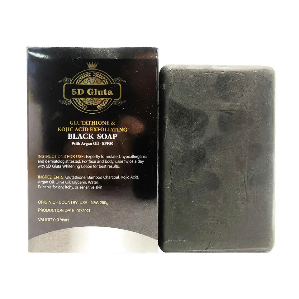 Kojic Acid Charcoal Soap for Blackhead Removal and Whitening