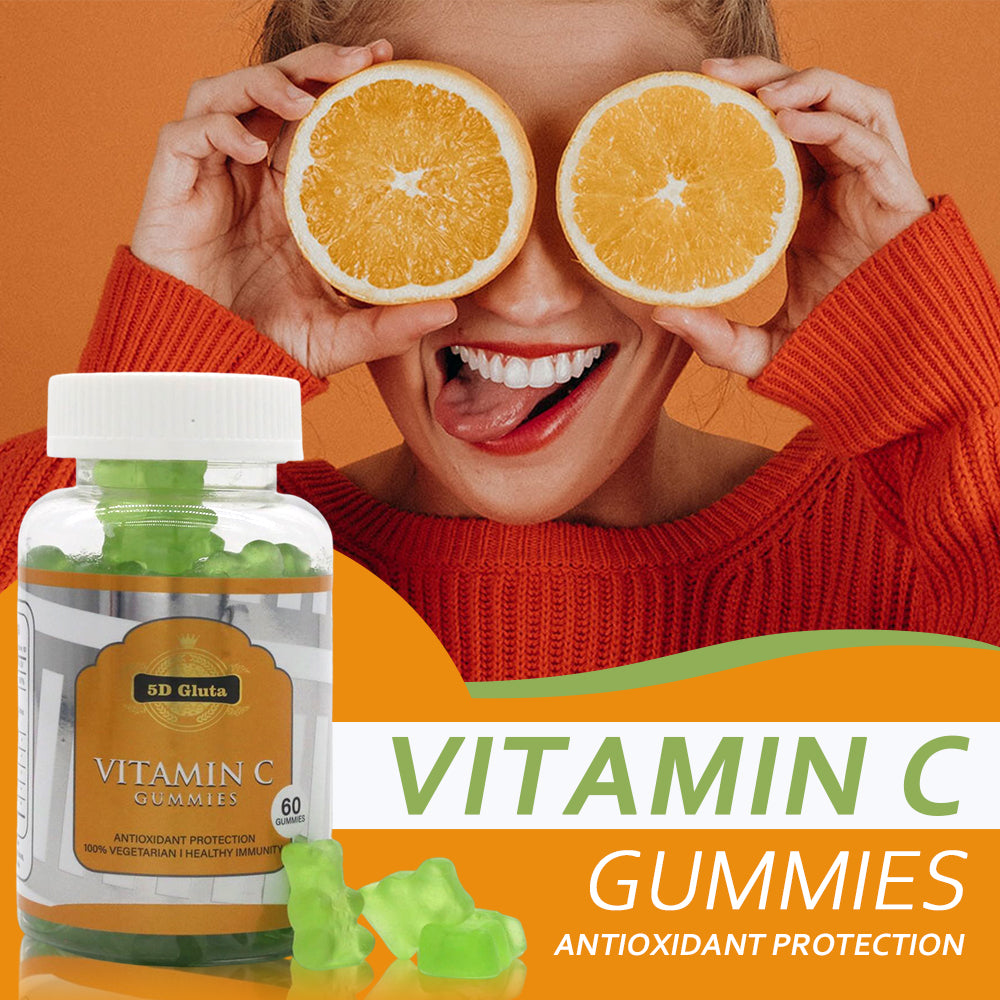 Vitamin C Gummies Supplement Beauty Gummies 60 Gummies/bottle Fruit Acid Natural Ingredient Whitening Remove Dark Spot