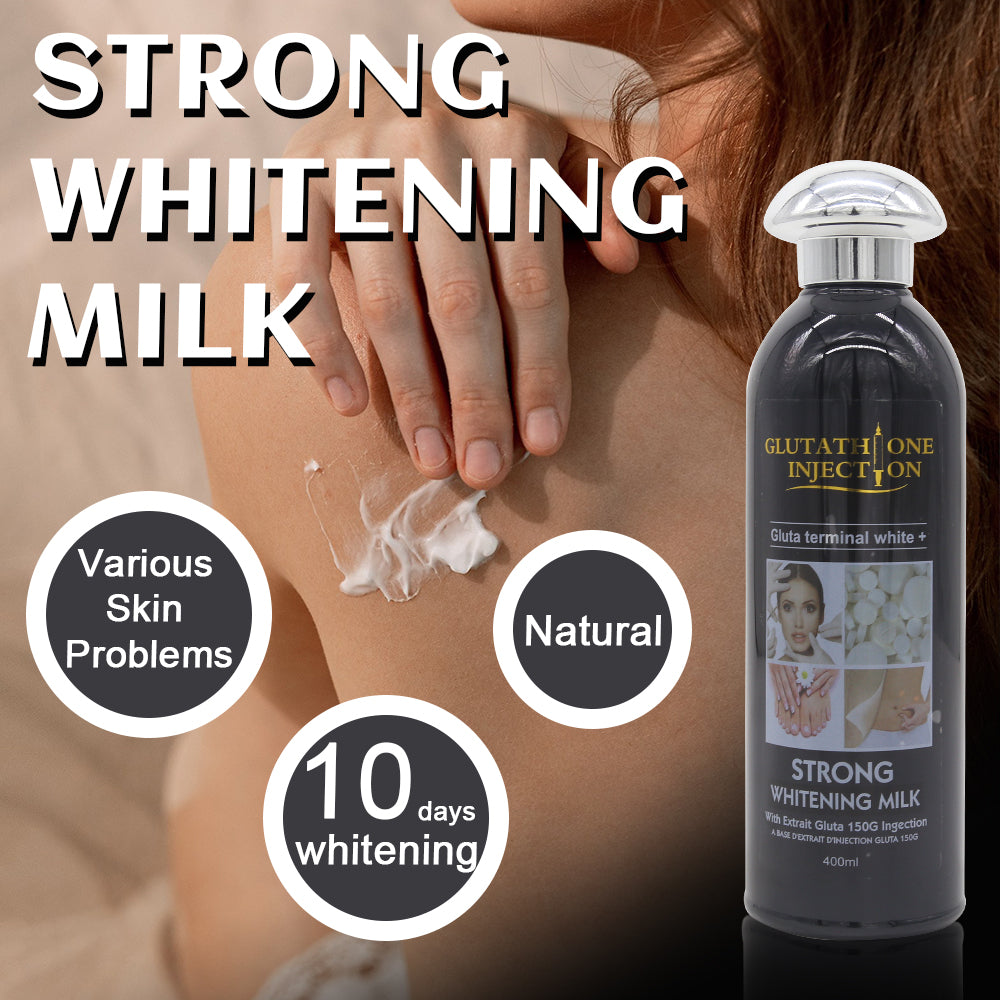 GLUTATHIONE INJECTION STRONG WHITE Body Milk for Dark & Caramel Body Lotion