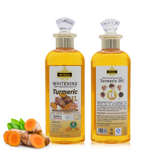 Aceite para la piel de cúrcuma extraído naturalmente 5D Gluta