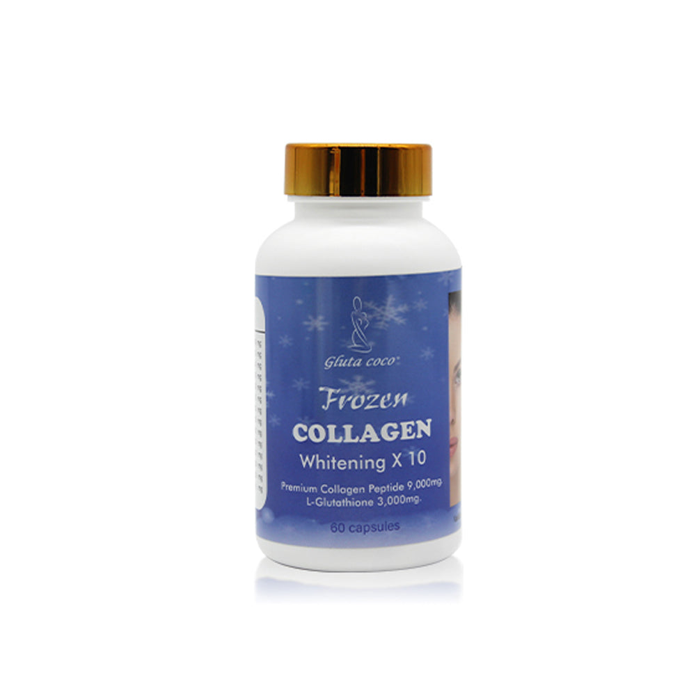 Frozen Collagen 2 in 1 WhiteningX10 Skin Care Set Fast Absorption Lightens Skin Tone Firms Skin With Frozen Collagen Capsule