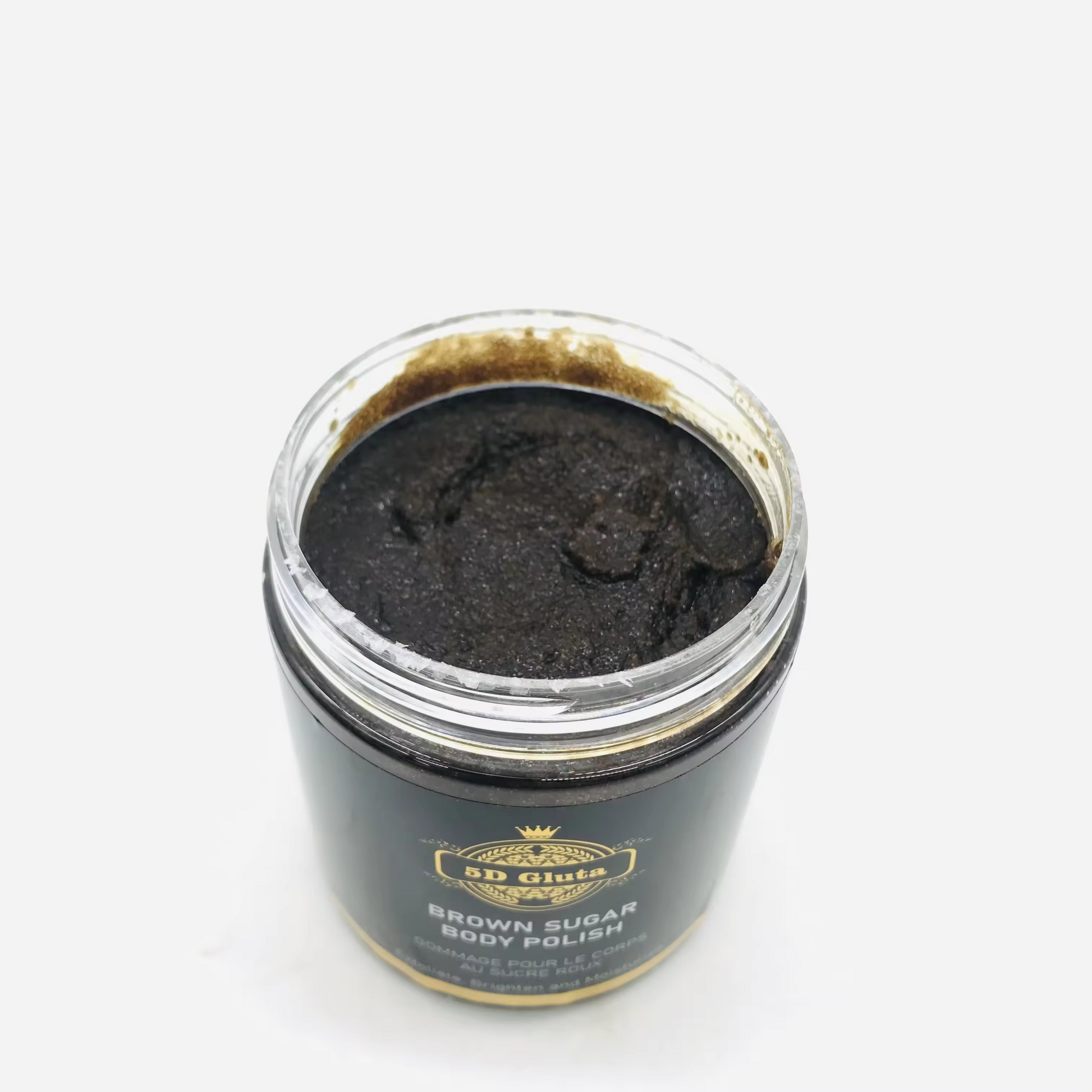 5D Gluta Caramel Body Scrub with refreshing coffee scent and natural exfoliating properties