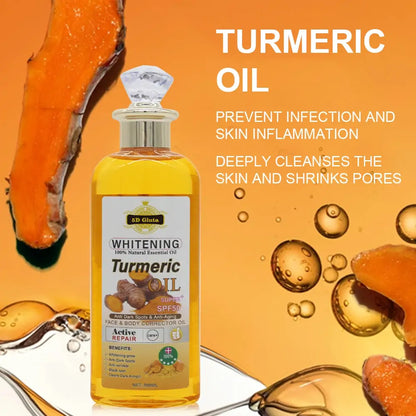 5D Gluta Turmeric Oil for glowing, even skin tone and reducing dark spots and pigmentation