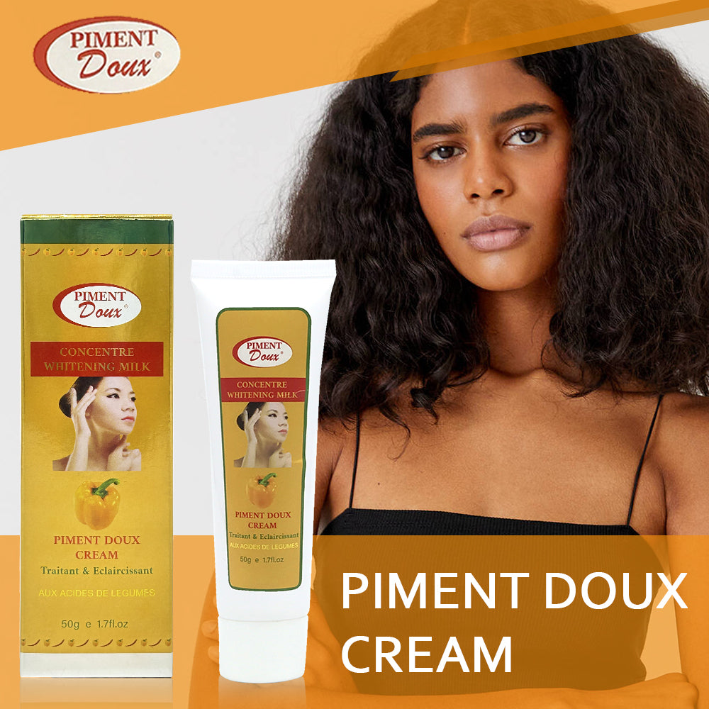 PIMENT DOUX – ensemble de soins pour la peau, élimine les imperfections, les cicatrices pigmentaires, les coups de soleil, un teint uniforme et pur, contient de l'acide phytique