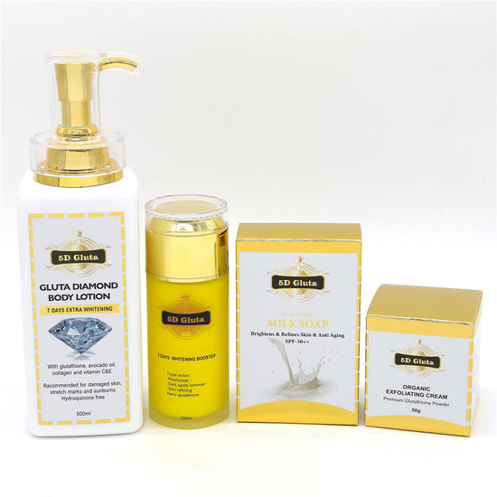 5D Gluta Diamond Whitening Skincare Set