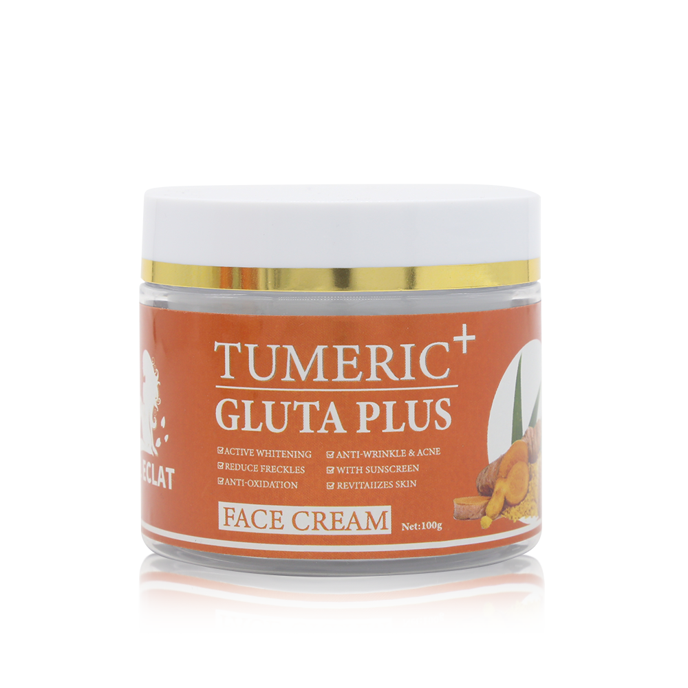 Turmeric acne cream for clear, bright, hydrated skin; fights acne, reduces dark spots, soothes irritation, and enhances radiance Curcumin Cream For Acne