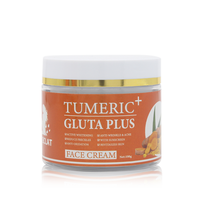 Turmeric acne cream for clear, bright, hydrated skin; fights acne, reduces dark spots, soothes irritation, and enhances radiance Curcumin Cream For Acne