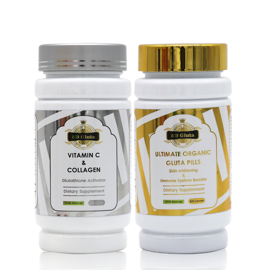 5D Gluta Glutathione Vitamin Collagen Capsule Whitening & Brightening