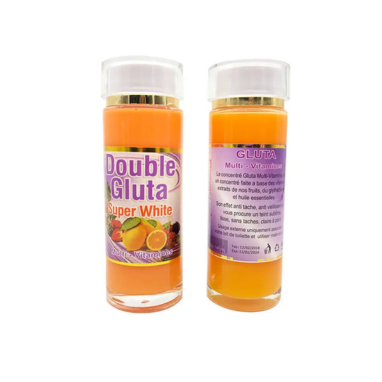 Double Gluta Super White Serum with glutathione for radiant, youthful skin