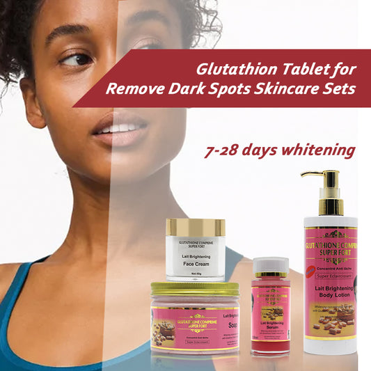 5D Gluta Glutathione Skincare Set For Caramel Skin Brightening Glowing