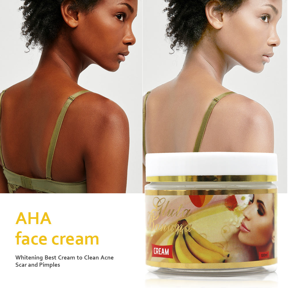 Banana Whitening Beauty Cream with AHA Vitamin C Removal Dark