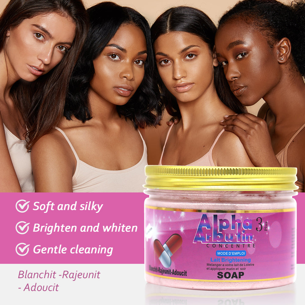 Jabón líquido transparente blanqueador Alfa Arbutin 3+ para rostro y cuerpo, elimina el acné, protege la piel, control de limpieza, mantiene la fragancia