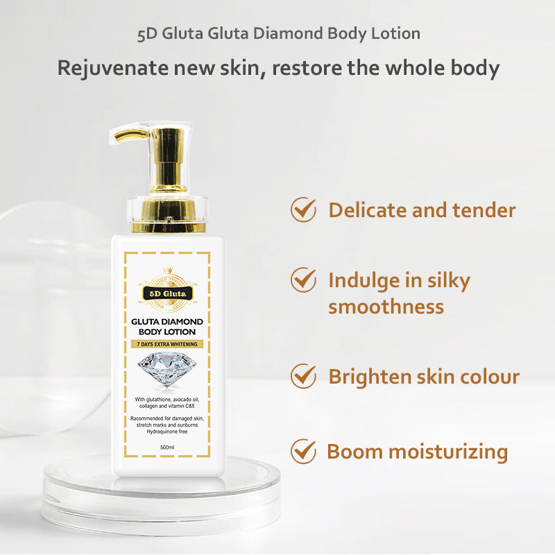 5D Gluta Whitening Body Lotion for Glowing Skin 5D Gluta