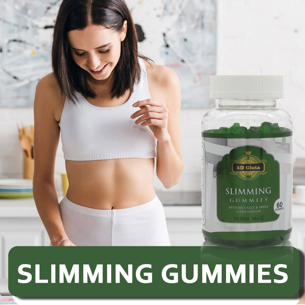 5D Gluta Slimming Gummies with Natural Beet Juice and Apple Cider