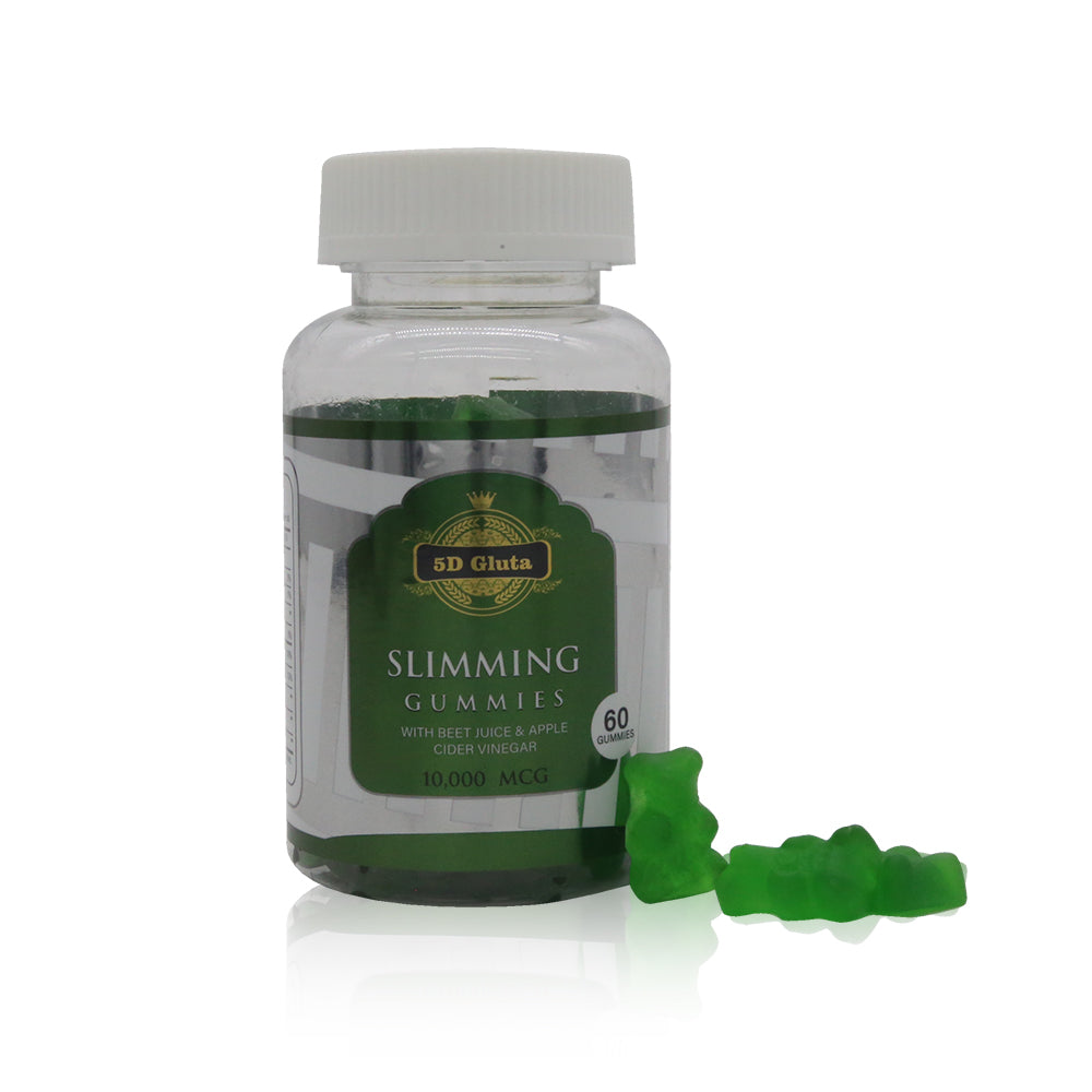 5D Gluta Slimming Gummies with Natural Beet Juice and Apple Cider Vinegar Weight Loss Supplements Used to Aid in Weight Loss