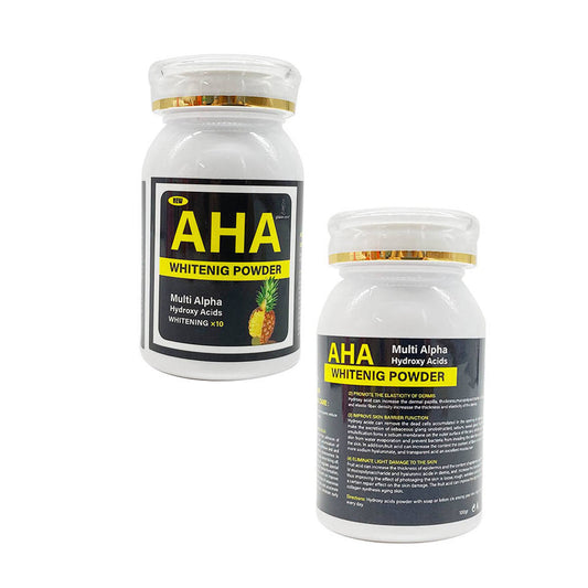 AHA Arbutin Super Whitening Powder for Black Women Skin Whitening Acne Treatment Lightening Mix with Serum or Lotion Powder