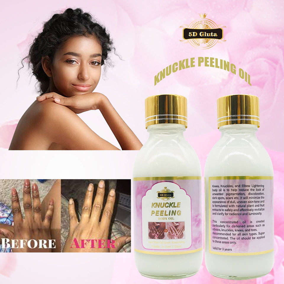 Miracle Knuckle Serum for Dark Knuckle Knee Elbow Africa skin Fast Whitening Product 7 Days Alpha Arbutin